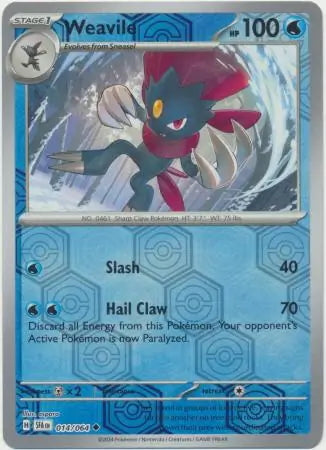 Shrouded Fable Weavile #14/64 reverse holo